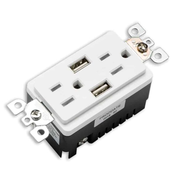 USB Charger & Duplex Receptacle (TR) TYPE A